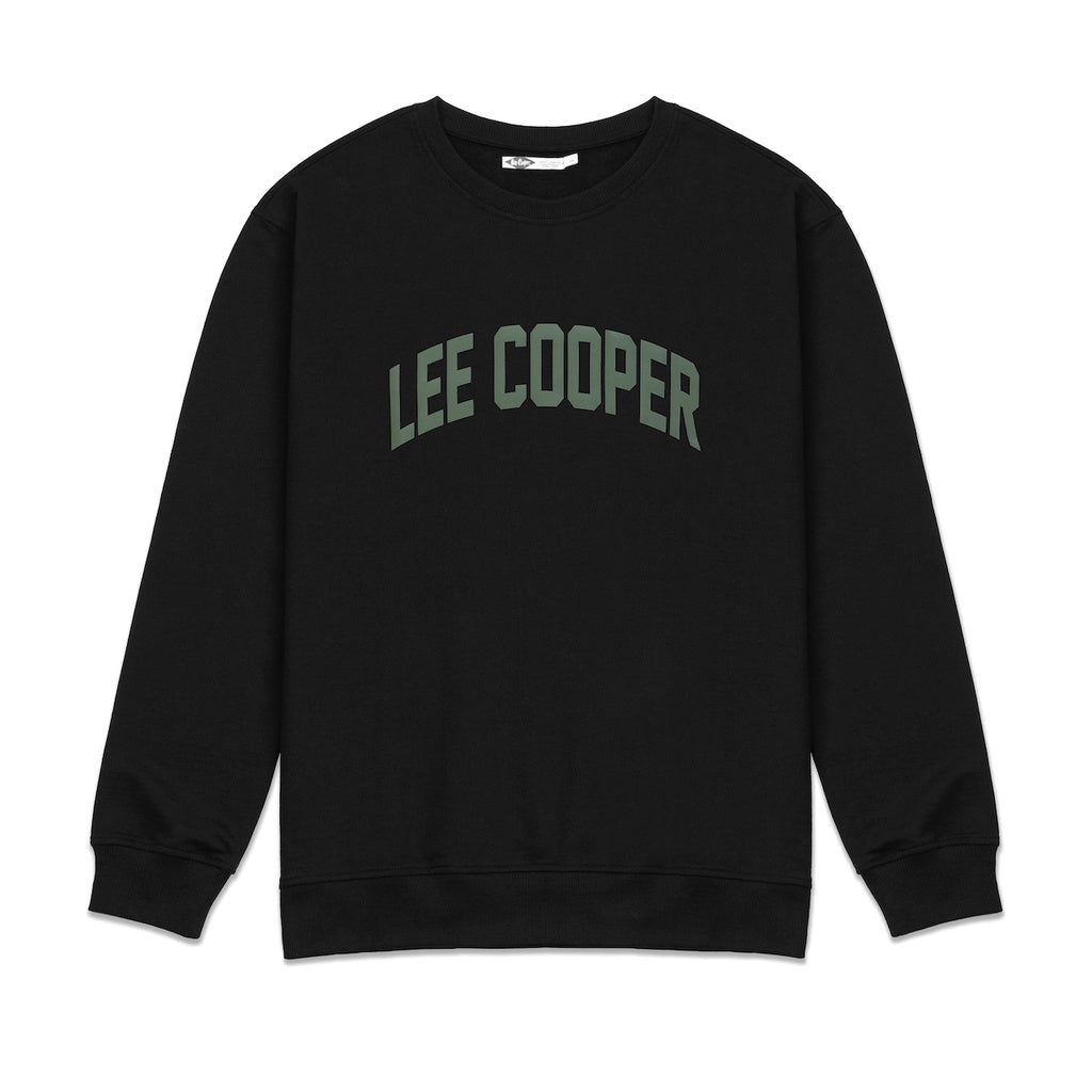 Lee Cooper Sweatshirt - Crewneck Collage Black