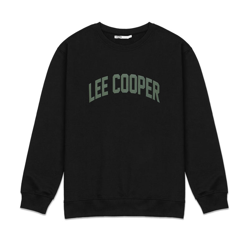 Lee Cooper Sweatshirt - Crewneck Collage Black