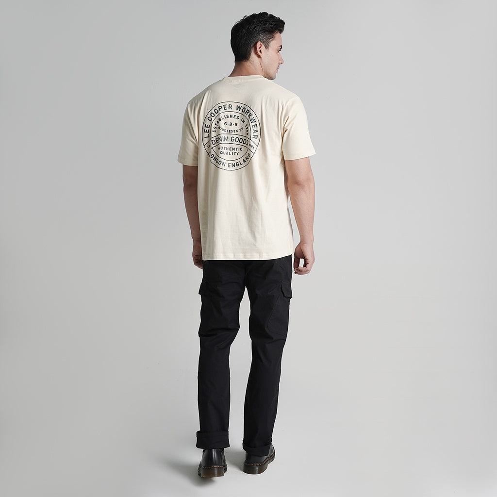 Lee Cooper T-shirt London Goods Cream
