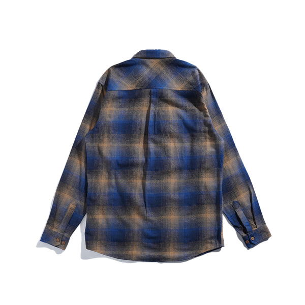 Lee Cooper Long Shirt Flannel Riley Mustard