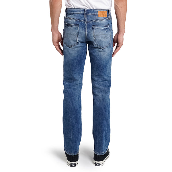 Lee Cooper Tapered Fit Jeans Arthur Worn Light Blue Iceberg