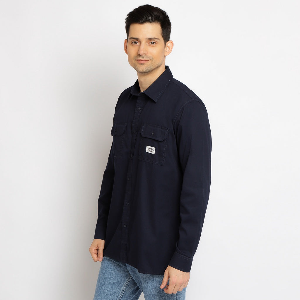 Lee Cooper Long Shirt Clive Navy