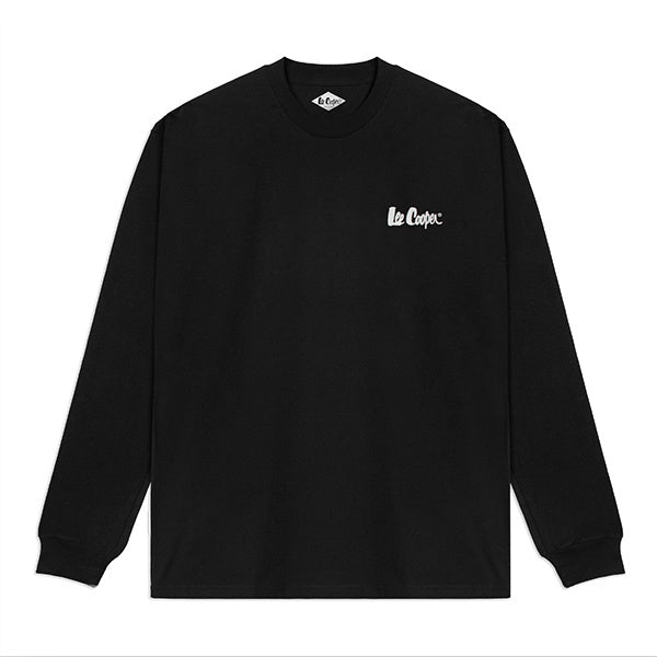 Lee Cooper Longsleeve T-shirt Logo Type Black