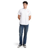 Lee Cooper Short Shirt Leighton White