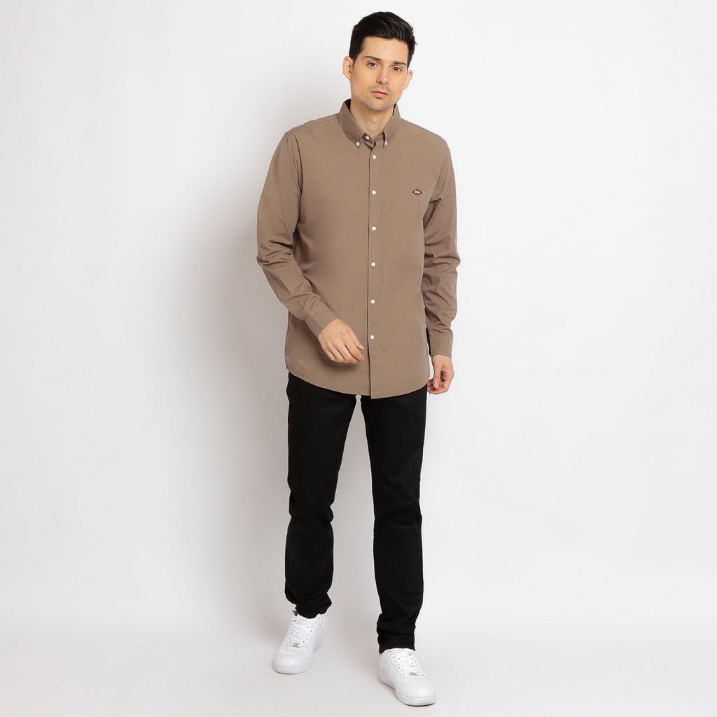 Lee Cooper Long Shirt Everett Khaki