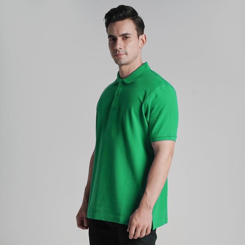 Lee cooper Polo Shirt Logo Circular Green