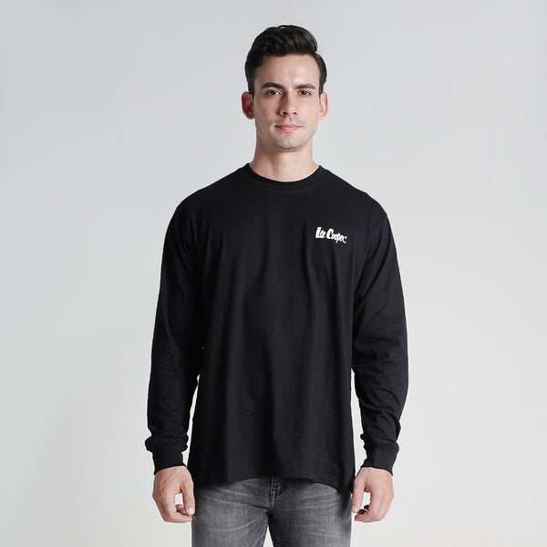 Lee Cooper Longsleeve T-shirt Logo Type Black