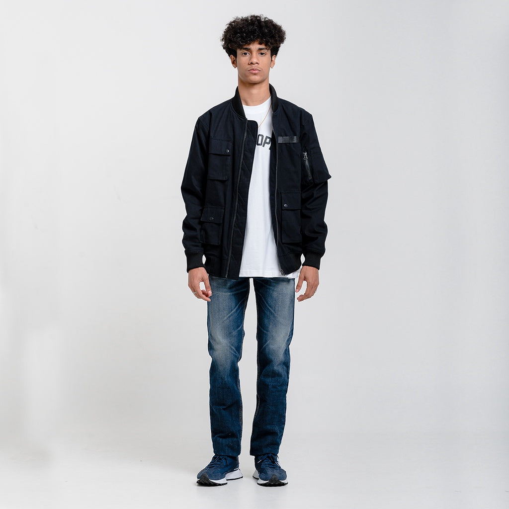 Lee Cooper Jacket Bomber Paxton Black