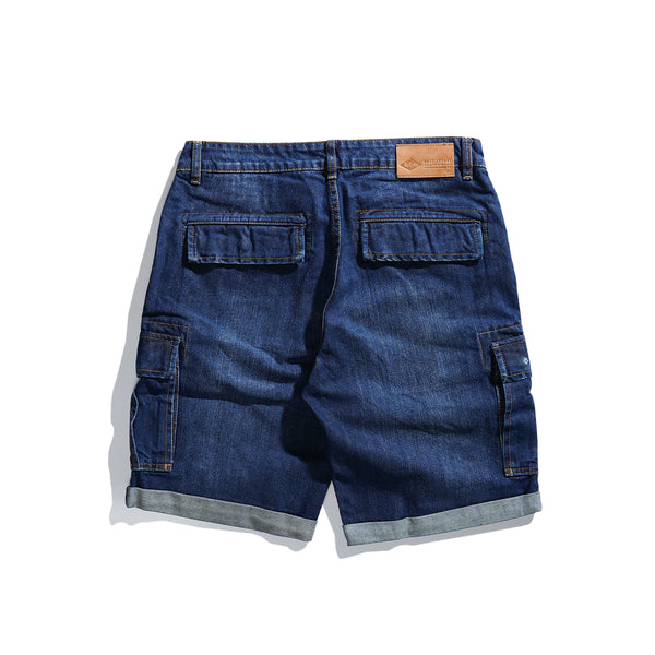 Lee Cooper Jeans Short Cargo Worn Dark Blue