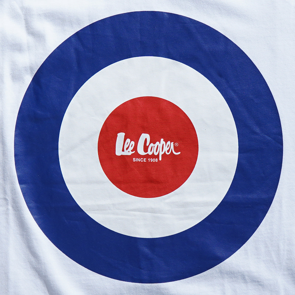 Lee Cooper T-Shirt Logo Diamond Target White