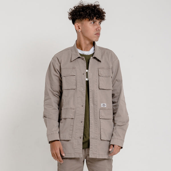 Lee Cooper Jacket Parka Rex Khaki