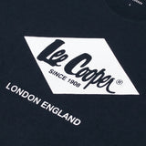 Lee Cooper  T-shirt Logo Diamond White Navy