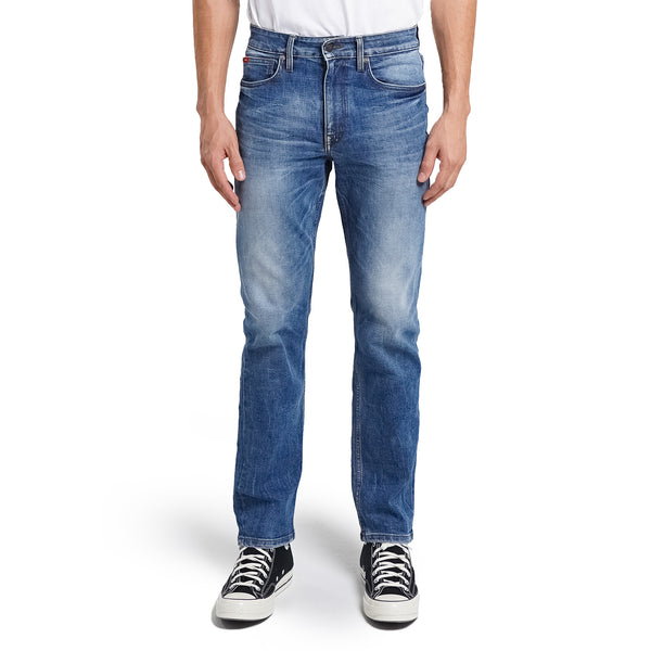 Lee Cooper Tapered Fit Jeans Arthur Worn Light Blue Iceberg