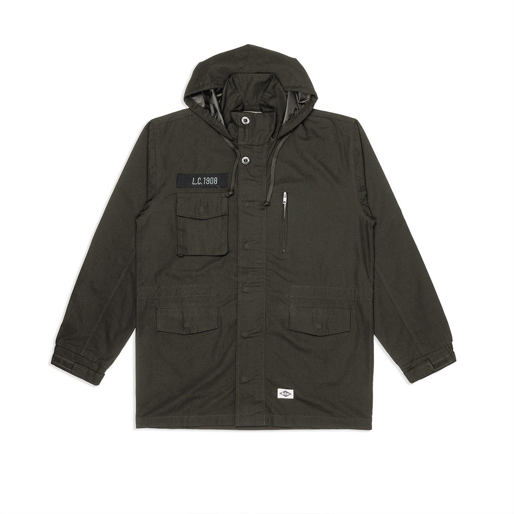 Lee Cooper Parka Jacket Lyndon Olive