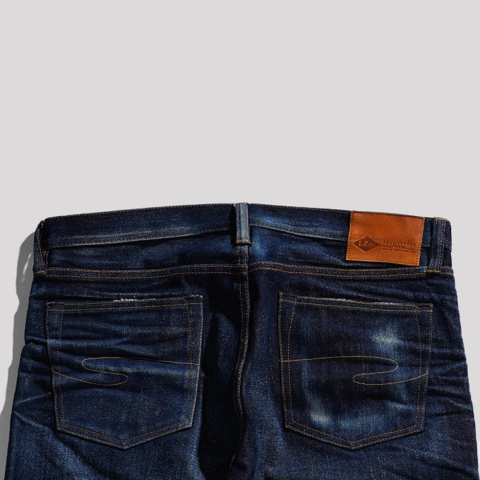 Lee Cooper Jeans Selvedge NON-RAW Harry Repaired Dark Blue