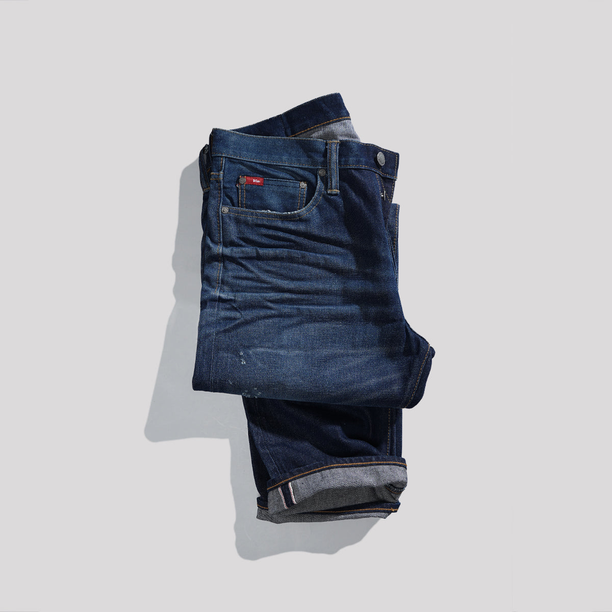 Lee Cooper Selvedge NON-RAW  Arthur Repaired Dark Blue 38