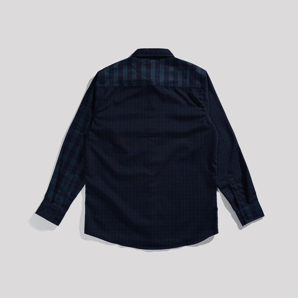 Lee Cooper Flannel Shirt Baxter Navy