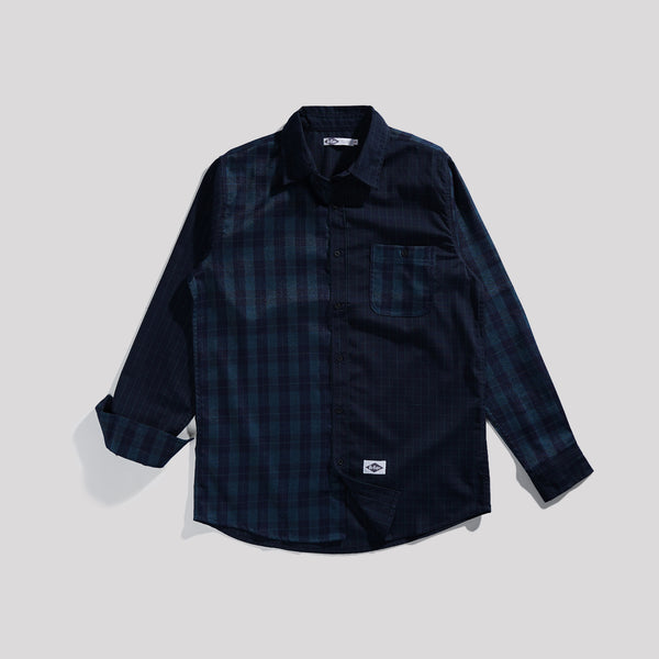 Lee Cooper Flannel Shirt Baxter Navy