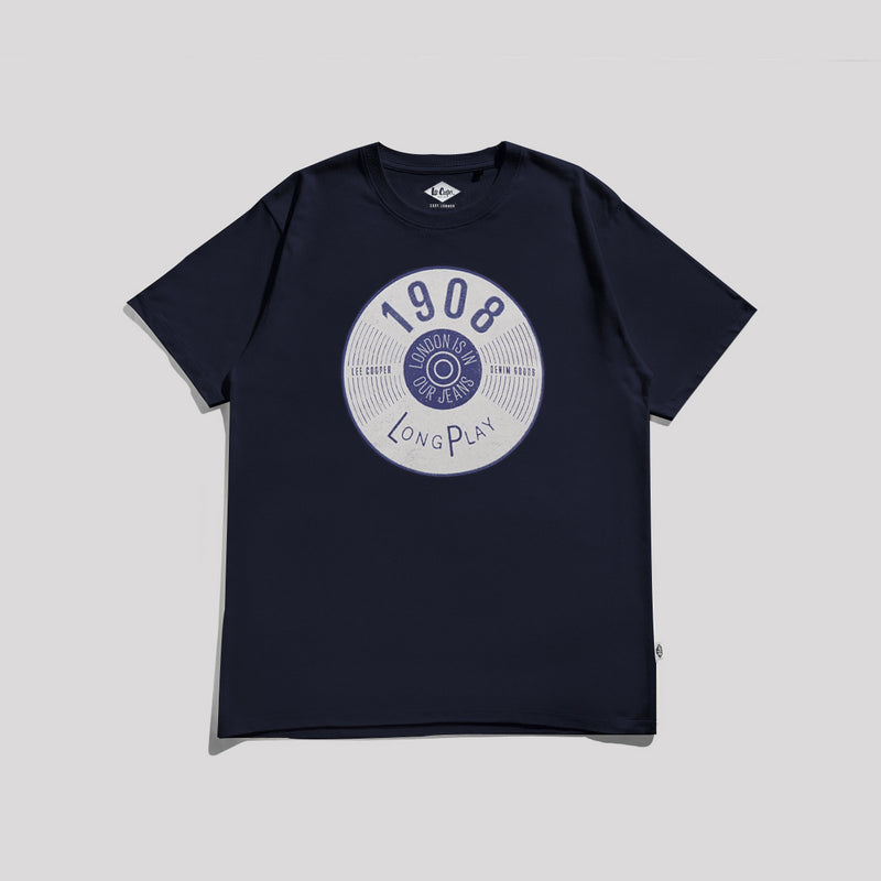 Lee Cooper T-shirt Record Navy