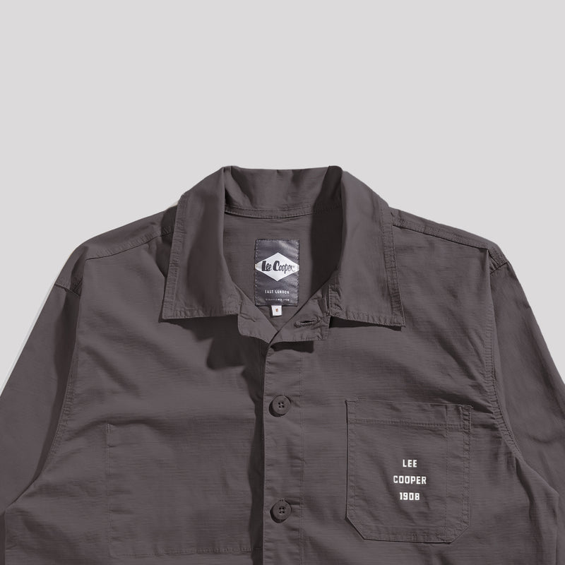 Lee Cooper Chore Jacket Dark Grey