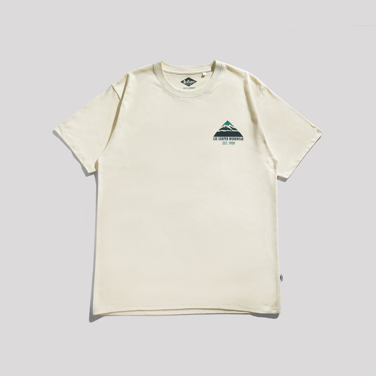 Lee Cooper T-Shirt Triangle Cream