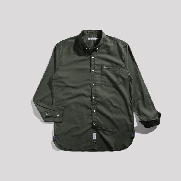 Lee Cooper Long Shirt Dayton Dark Olive