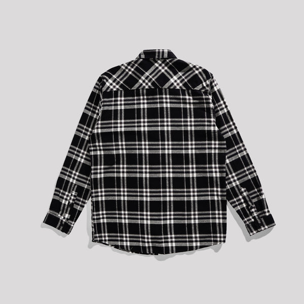 Lee Cooper Flannel Shirt Ethan Black