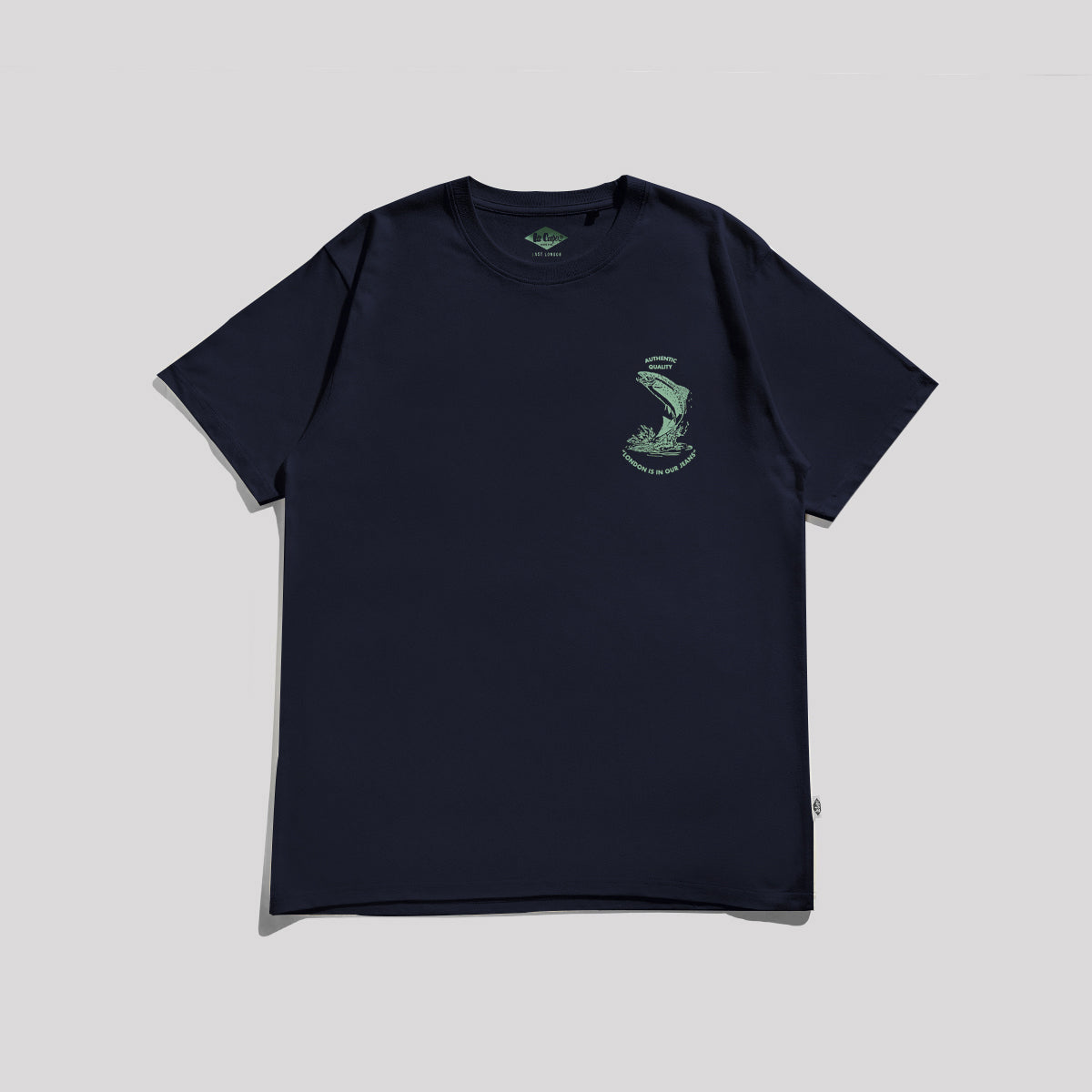 Lee Cooper T-Shirt Fish Navy
