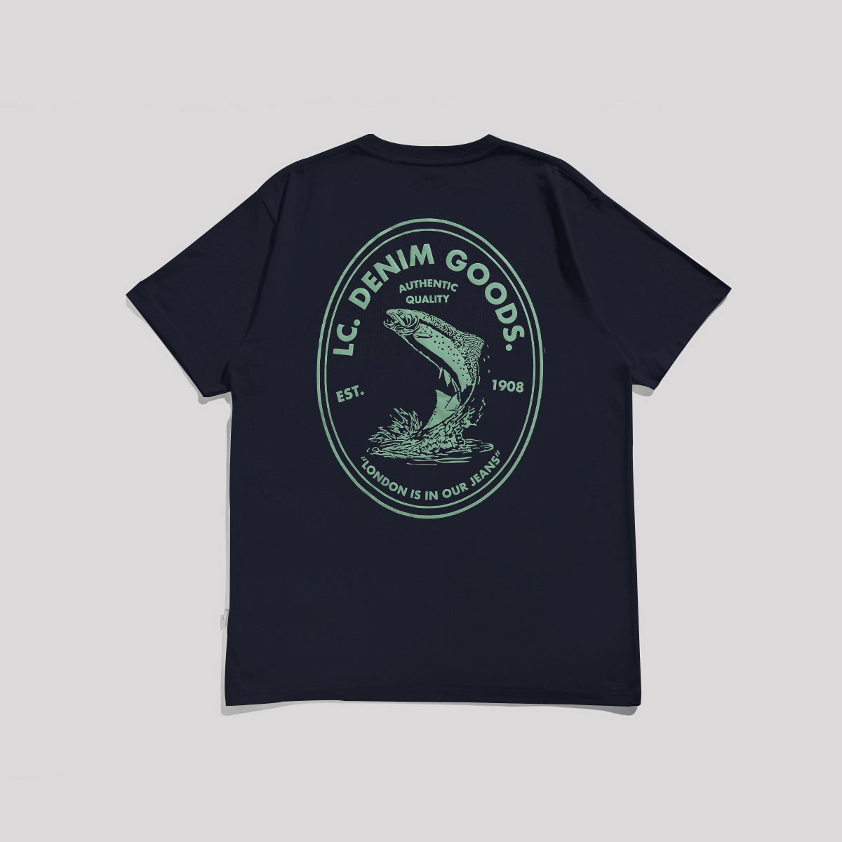 Lee Cooper T-Shirt Fish Navy