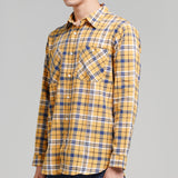 Lee Cooper Flannel Shirt Rhys Yellow
