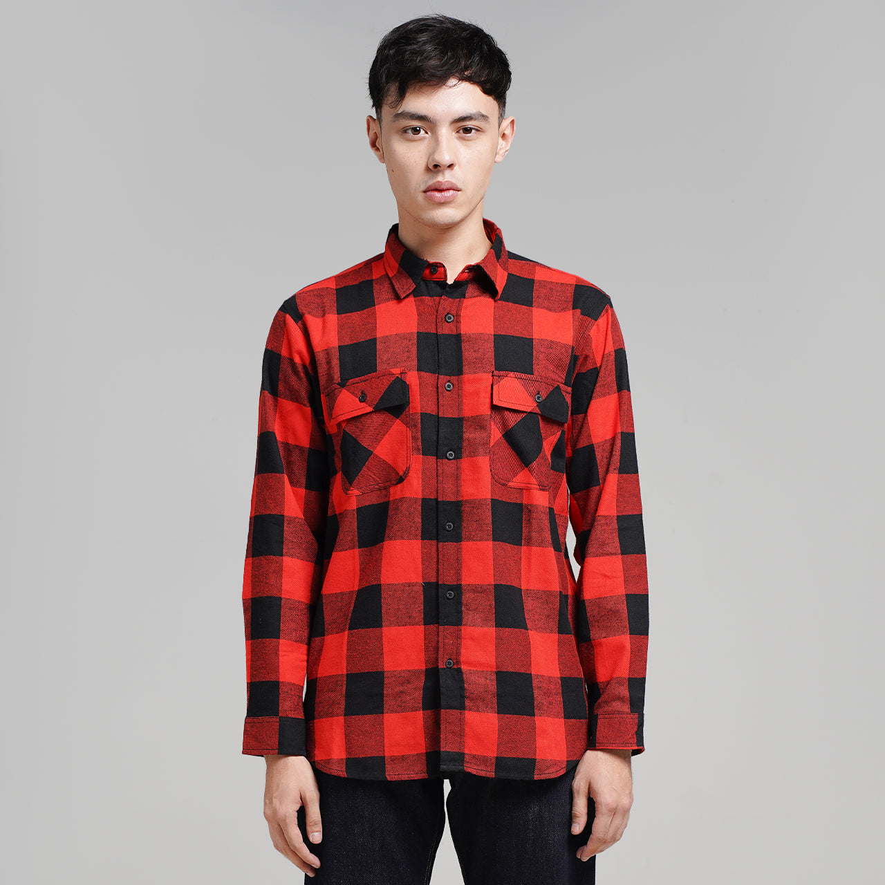 Lee Cooper Flannel Shirt Ethan Red Black – Lee Cooper Indonesia