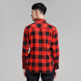 Lee Cooper Flannel Shirt Ethan Red Black