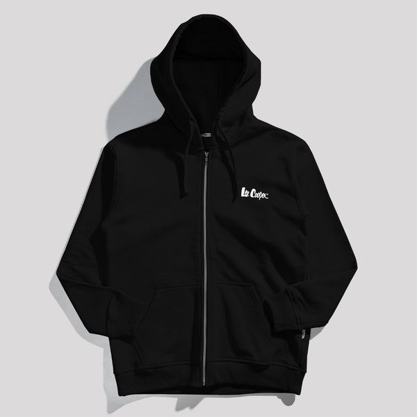 Lee Cooper Logotype Hoodie Black