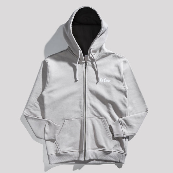 Lee Cooper Logotype Hoodie Misty 71