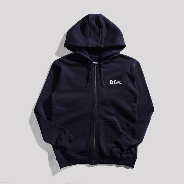 Lee Cooper Logotype Hoodie Navy