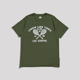 Lee Cooper T-Shirt Tenis Olive