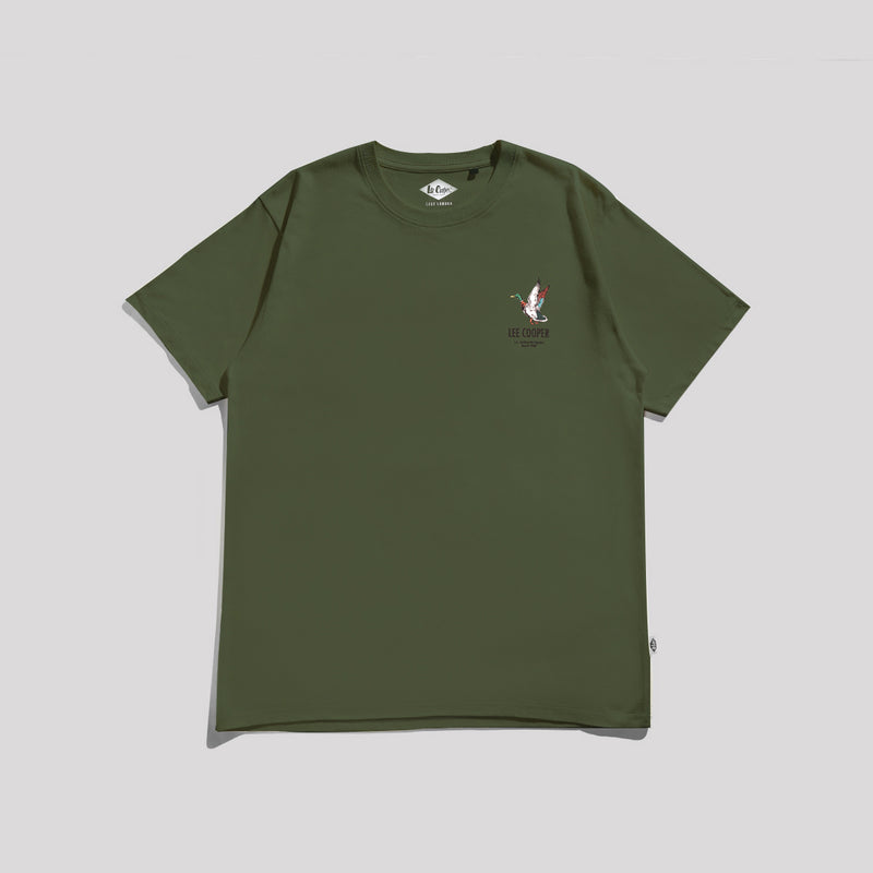 Lee Cooper T-Shirt Duck Olive