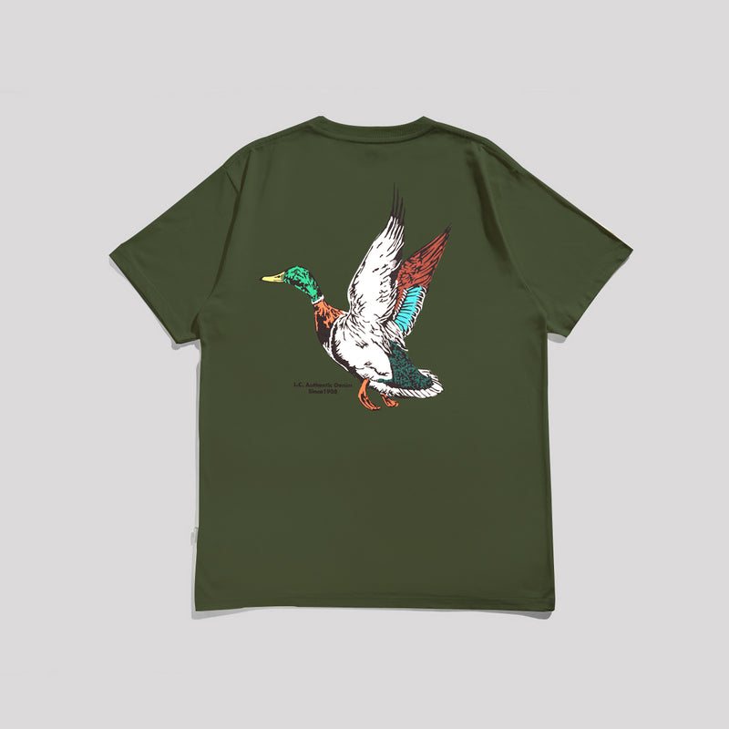 Lee Cooper T-Shirt Duck Olive