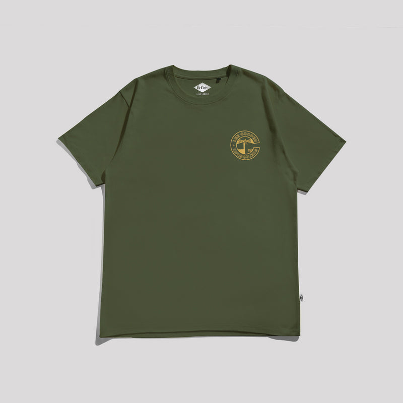 Lee Cooper T-Shirt Light House Olive