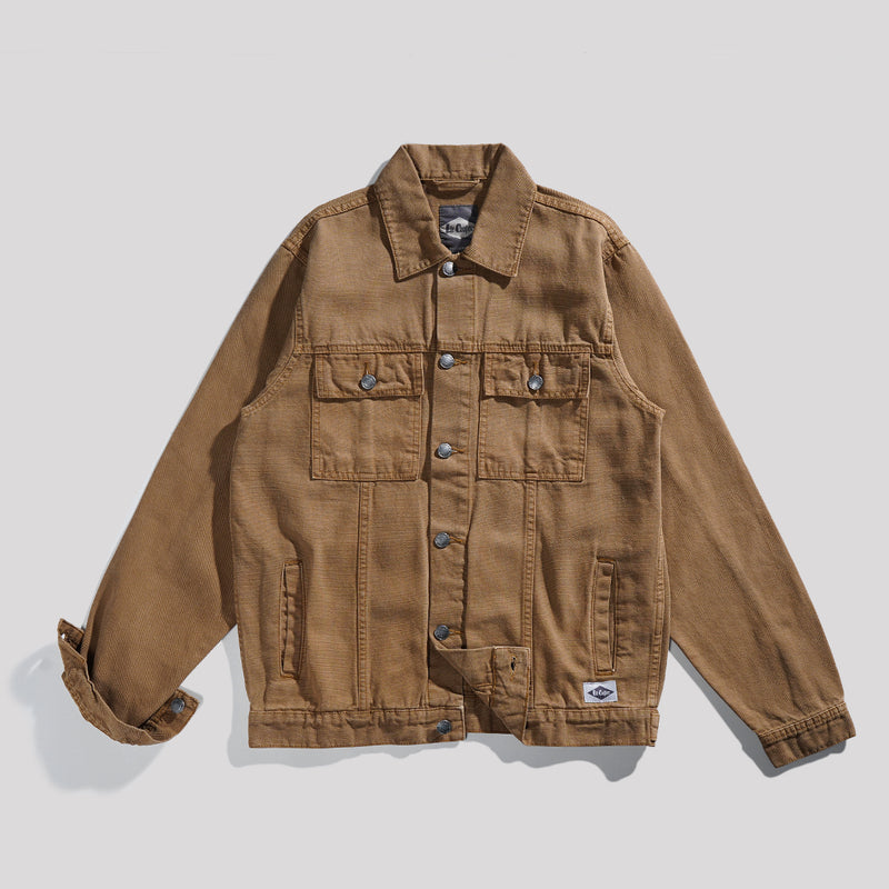 Lee Cooper Jacket Denim Keegan Khaki