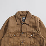 Lee Cooper Jacket Denim Keegan Khaki