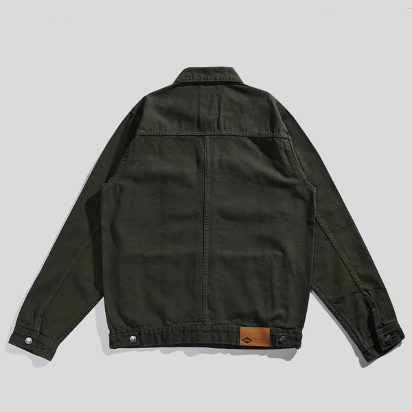 Lee Cooper Jacket Denim Keegan Olive