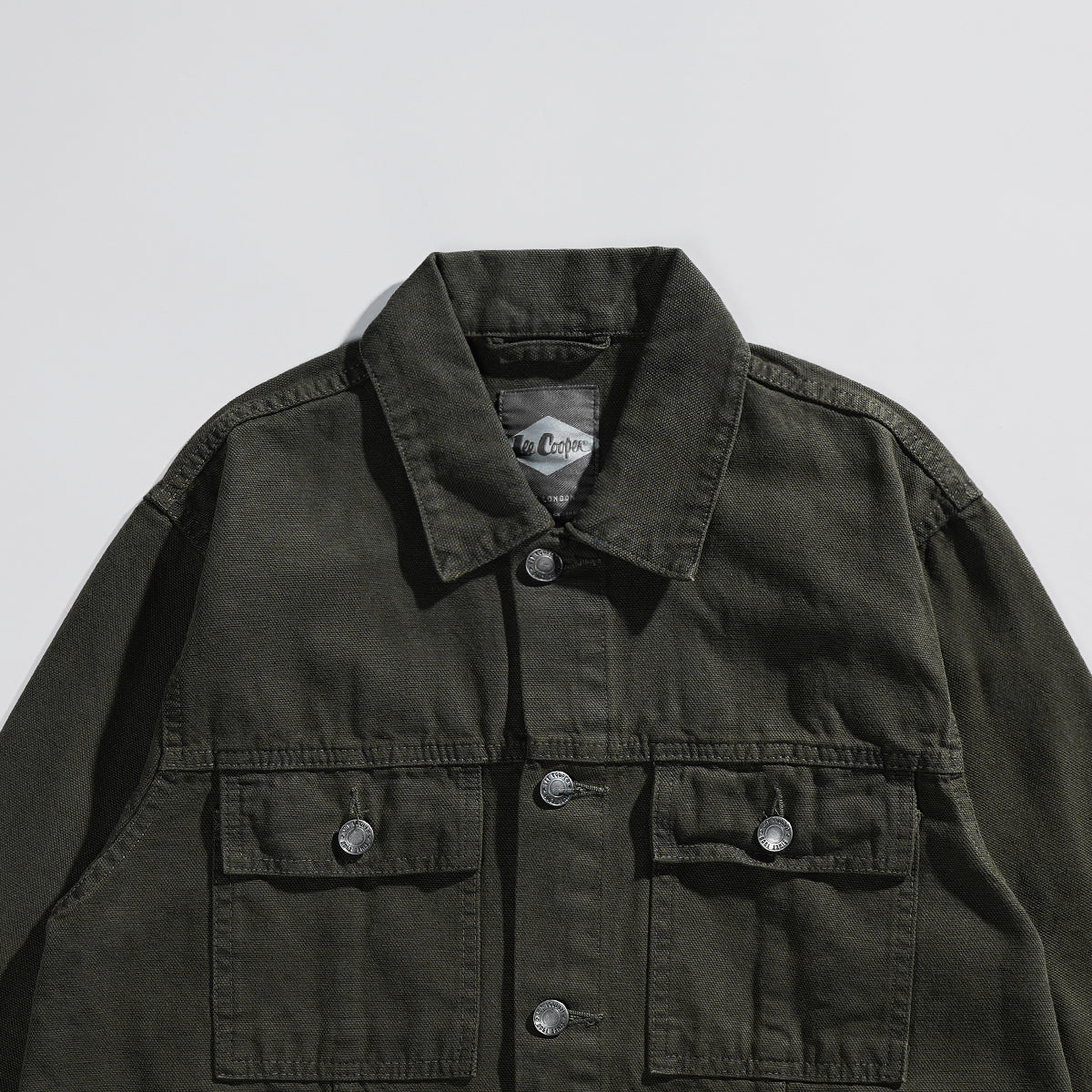 Lee Cooper Jacket Denim Keegan Olive