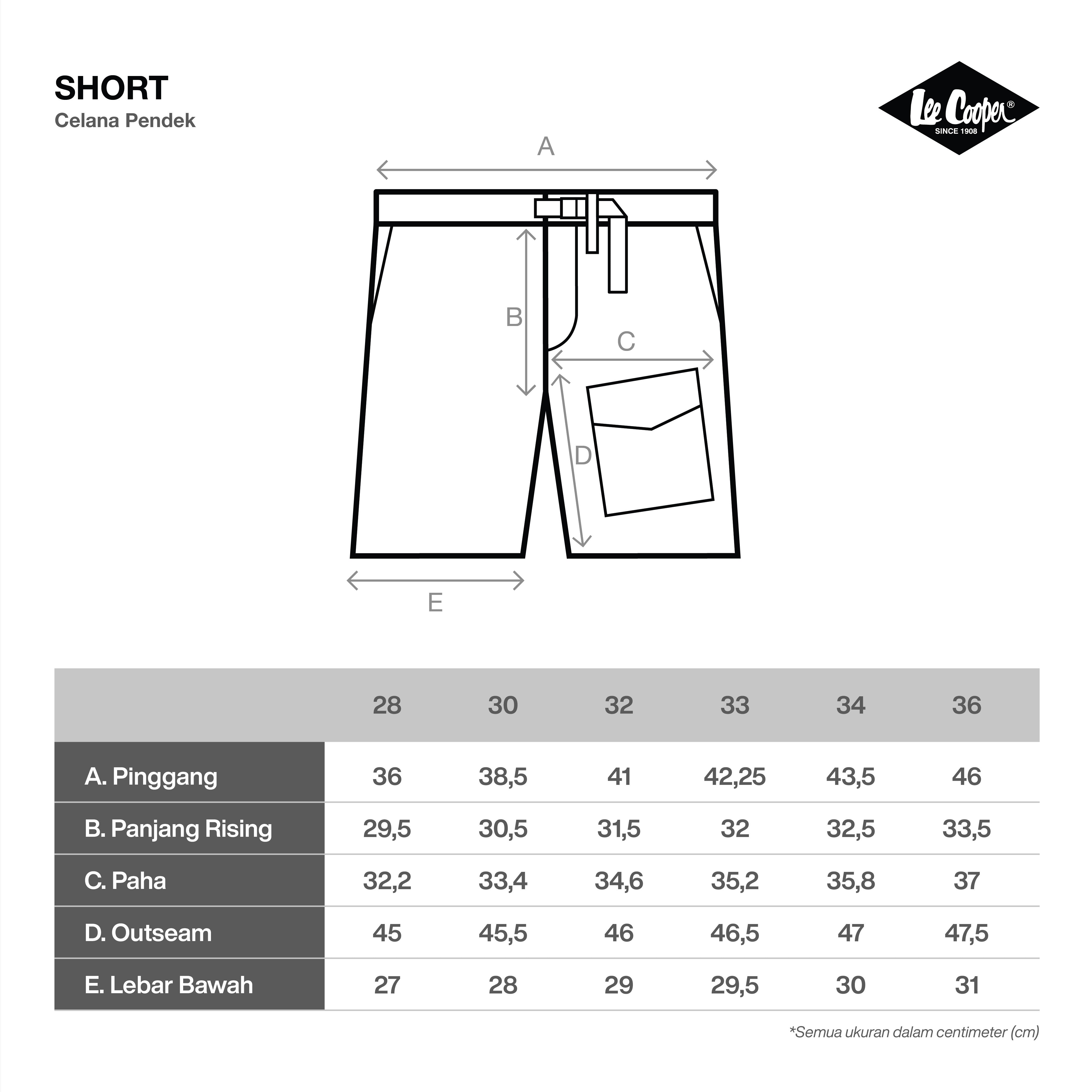 Lee Cooper Short Pants Flint Black