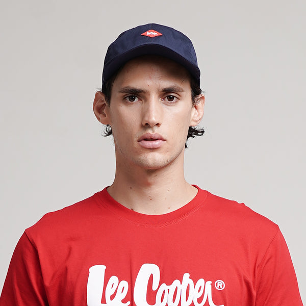 Lee Cooper Caps Logo Diamond Red Navy