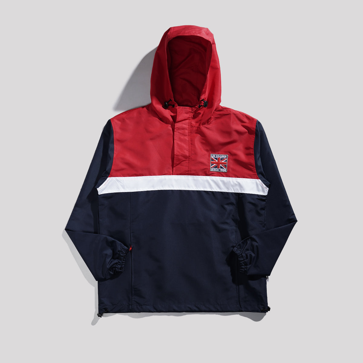 Lee Cooper Jacket Byron Red Navy