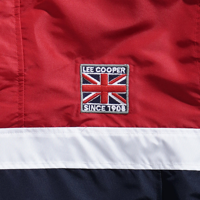 Lee Cooper Jacket Byron Red Navy