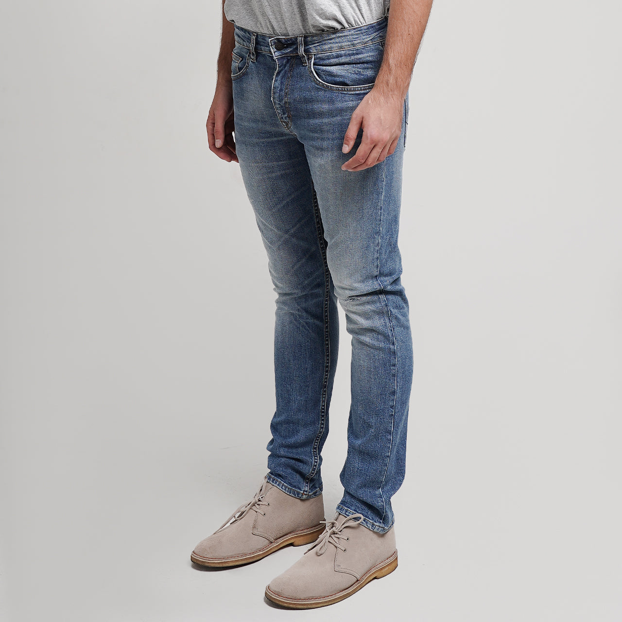 Lee Cooper Jeans Arthur Ripped Medium Blue