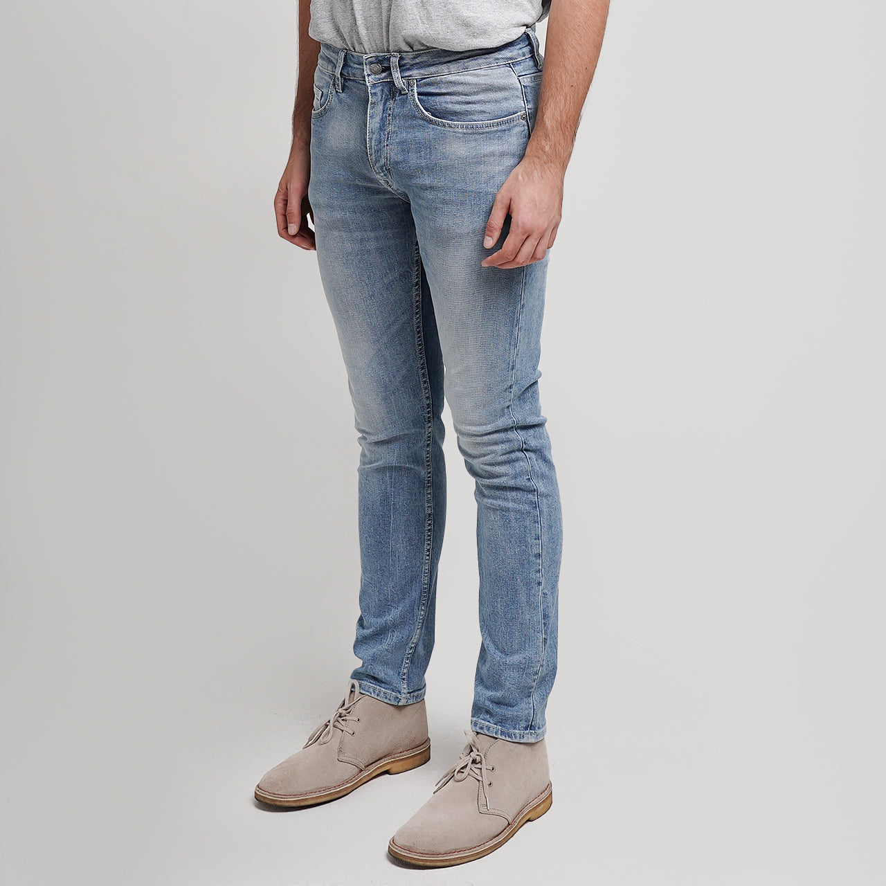Lee Cooper Jeans Arthur Worn Light Blue Non Stretch