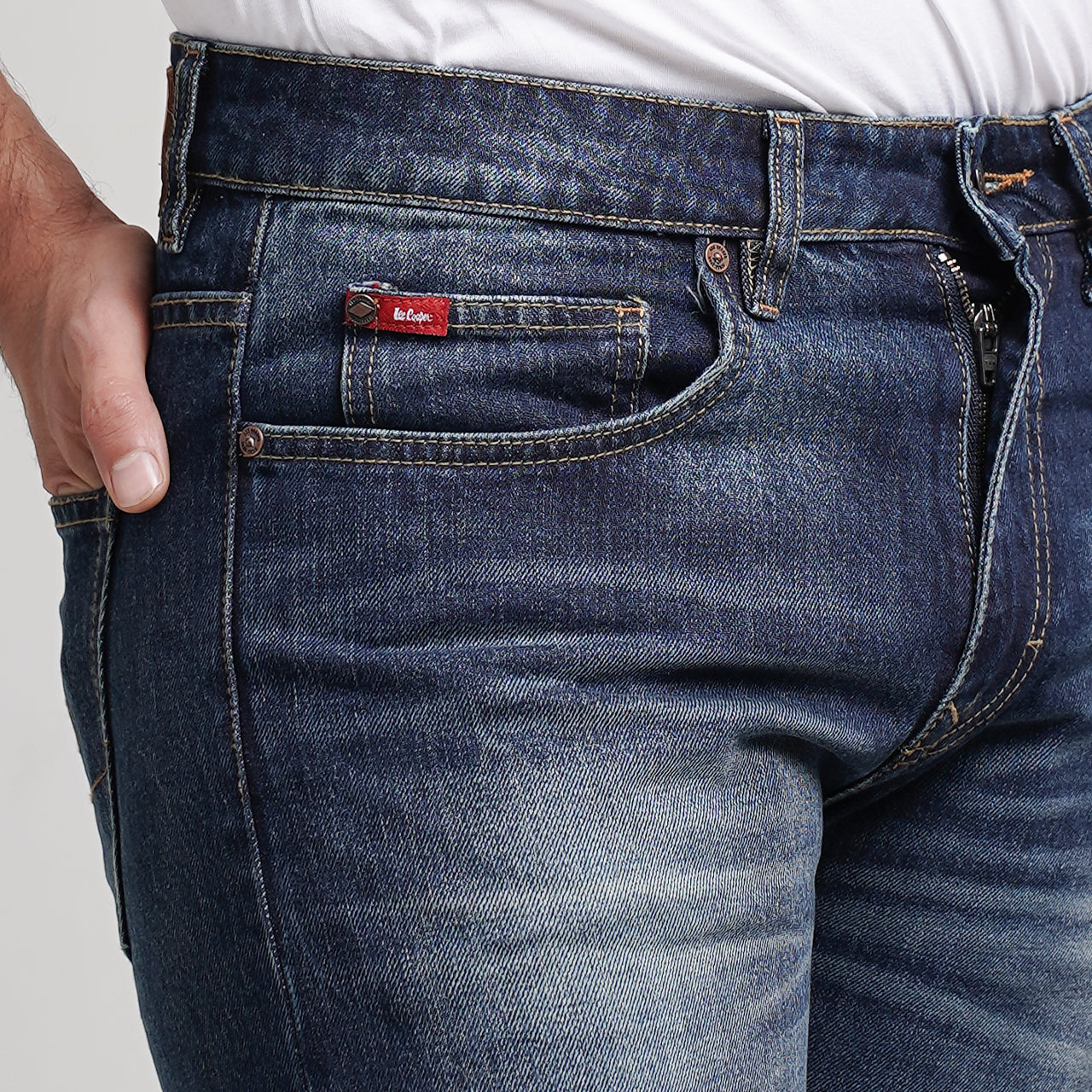Lee Cooper Jeans Harry Worn Dark Blue